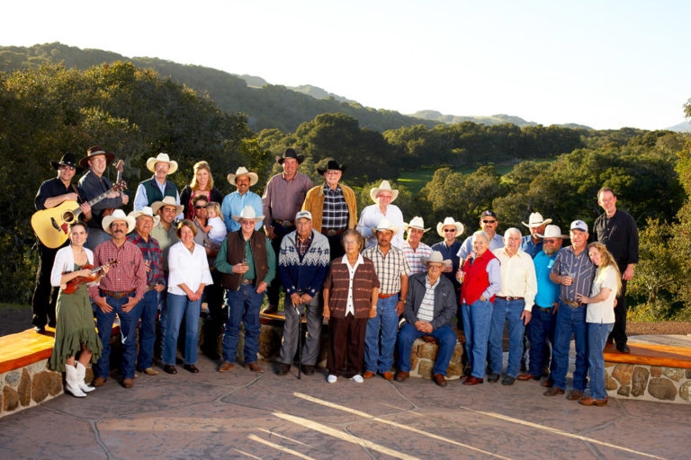 A group photo of the Hearst Ranch team.