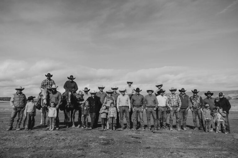 Hearst Ranch cowboys and their families.